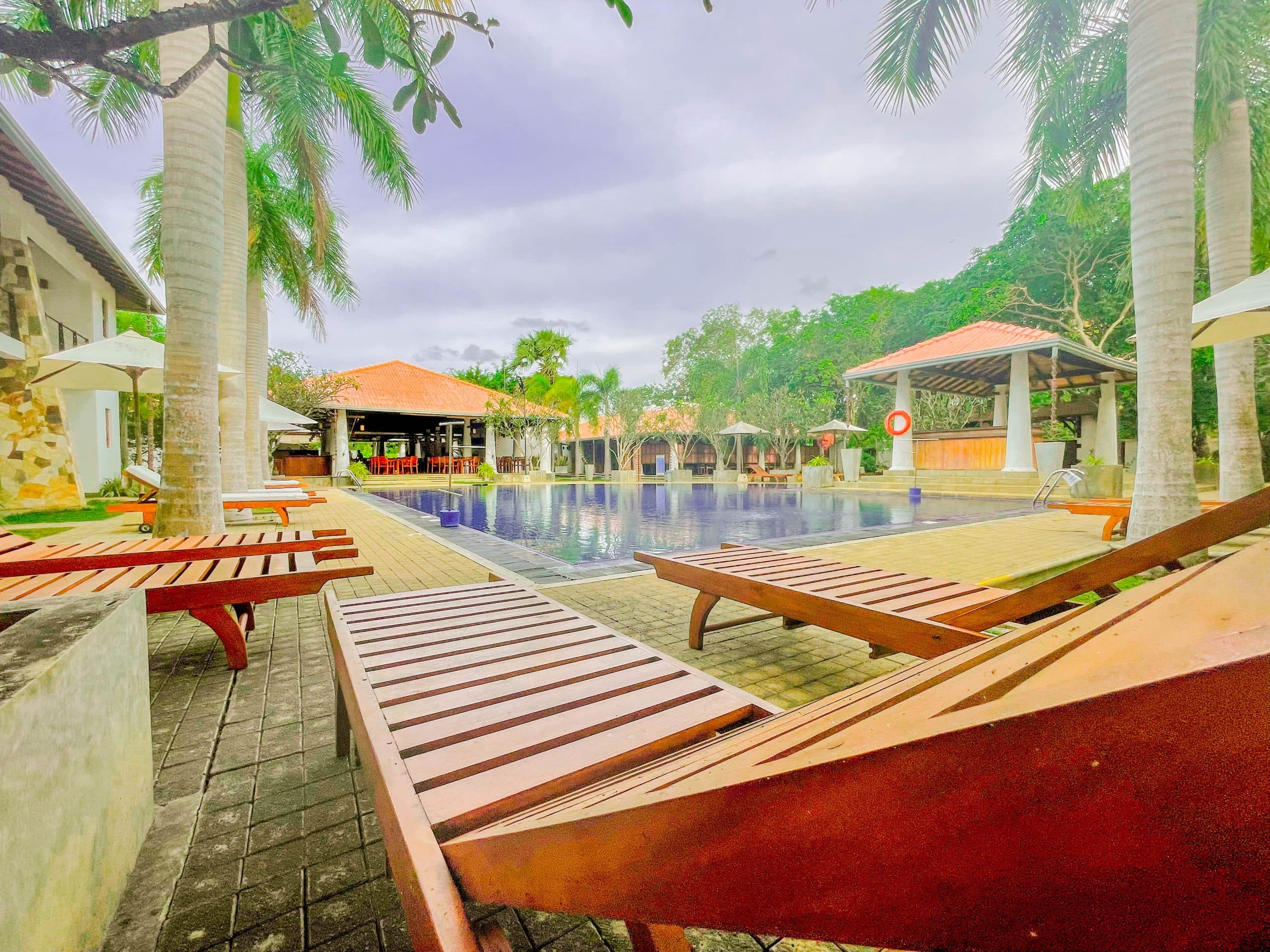 Pool side relaxation at Hotel Tamarind Tree